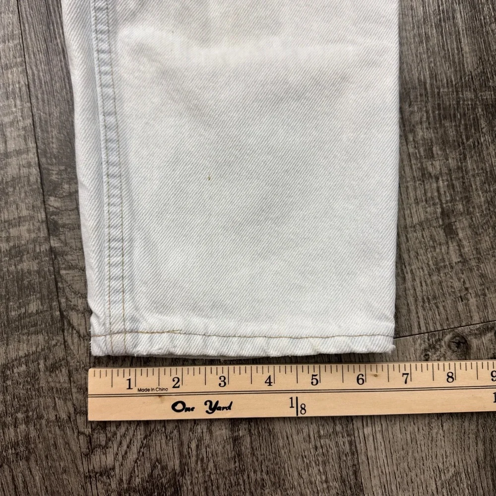 Vintage Levi's 550 Student Light Wash Orange Tab Denim Jeans USA